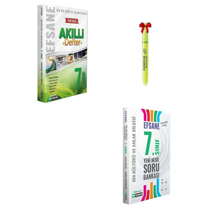7.Sınıf Din Kültürü Akıllı Defter ve Soru Bankası