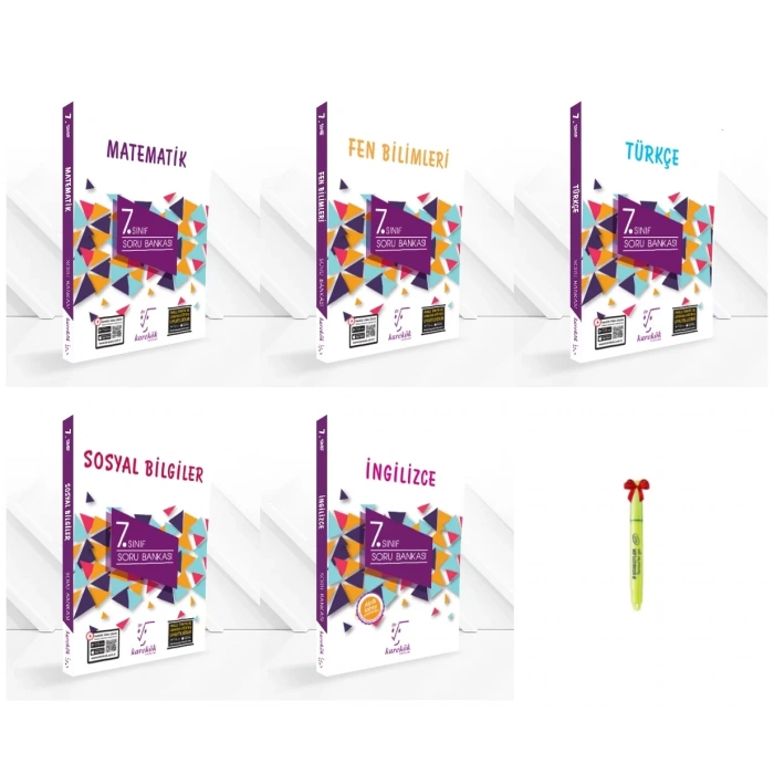 7.Sınıf Matematik Fen Türkçe Sosyal İngilizce Soru Bankası
