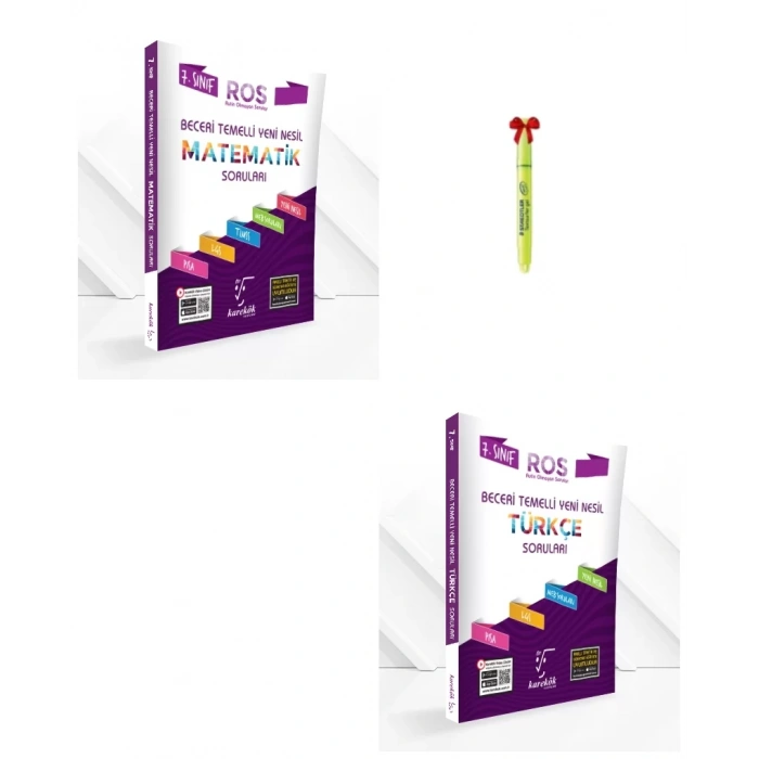 7.Sınıf ROS Matematik ve Türkçe Soru Bankası