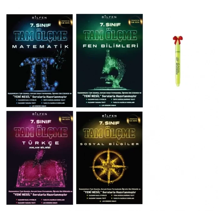 7.Sınıf Tam Ölçme Matematik Fen Bilimleri Türkçe Sosyal Soru Bankası