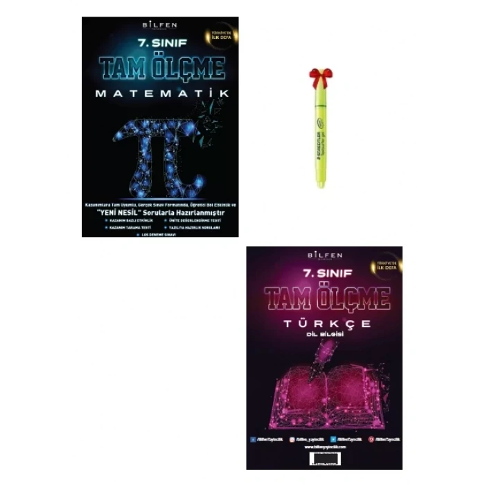7.Sınıf Tam Ölçme Matematik ve Türkçe Soru Bankası