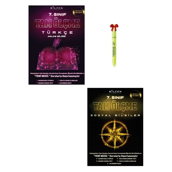 7.Sınıf Tam Ölçme Türkçe ve Sosyal Bilgiler Soru Bankası