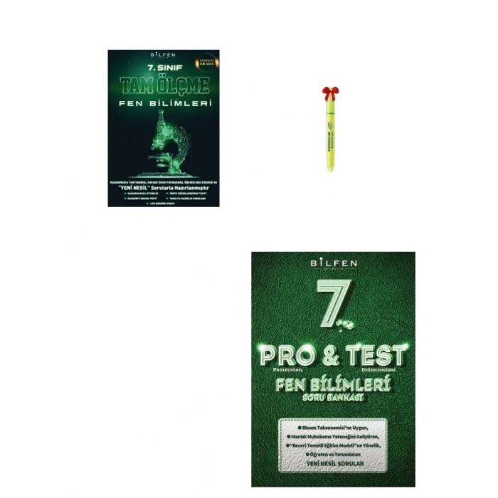 7.Sınıf Tam Ölçme ve Protest Fen Bilimleri Soru Bankası