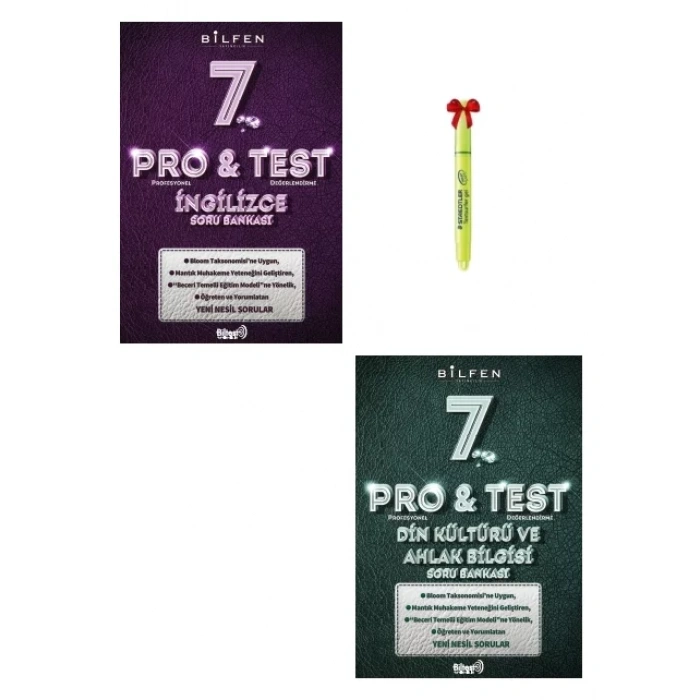7.Sınıf Tam Protest İngilizce ve Din Kültürü Soru Bankası