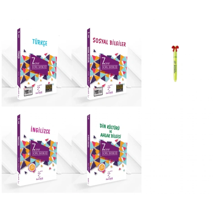 7.Sınıf Türkçe Sosyal İngilizce ve Din Kültürü Soru Bankası