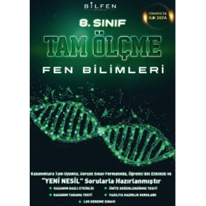 8. SINIF FEN BİLİMLERİ TAM ÖLÇME