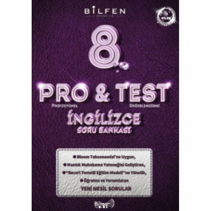 8. SINIF PRO&TEST İNGİLİZCE SORU BANKASI