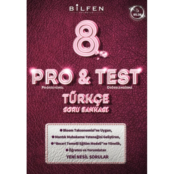 8. SINIF PRO&TEST TÜRKÇE SORU BANKASI