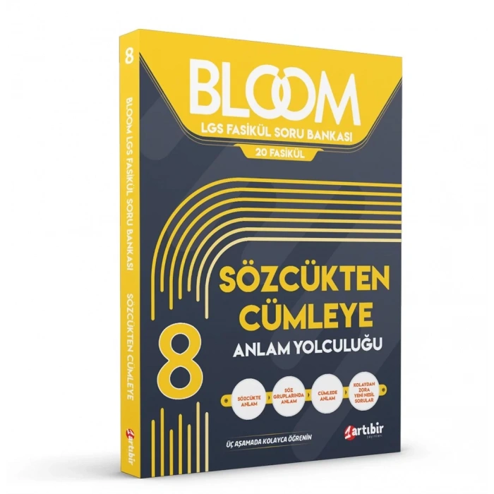 8. SINIF SÖZCÜKTEN CÜMLEYE ANLAM YOLCULUĞU 20 LGS FASİKÜL SORU BANKASI (TÜRKÇE)