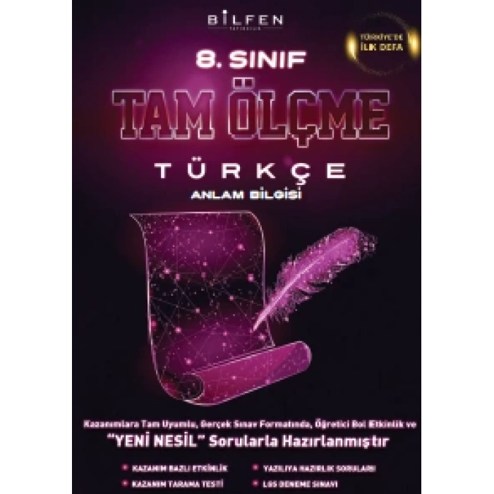 8. SINIF TÜRKÇE TAM ÖLÇME