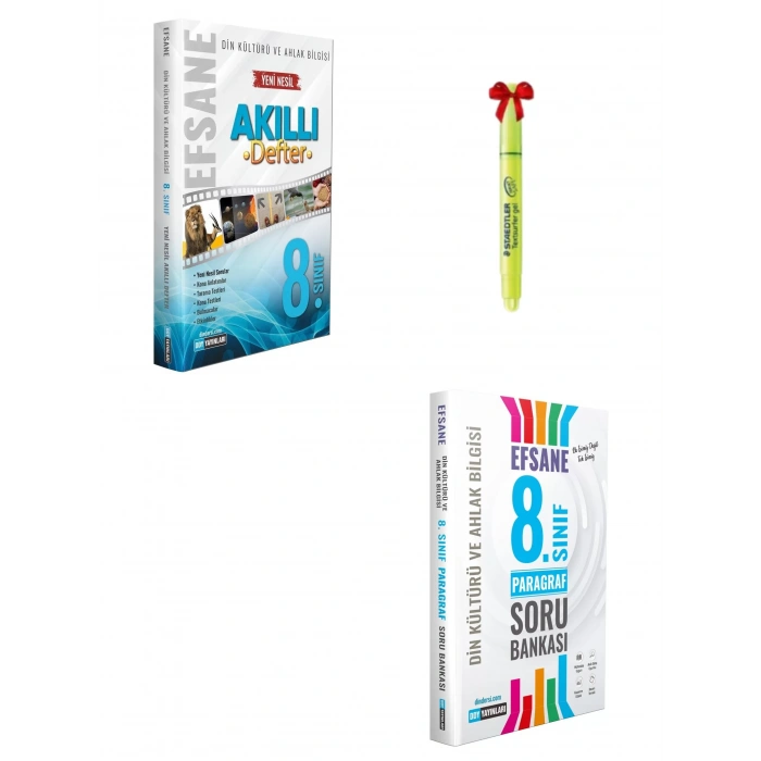 8.Sınıf Din Kültürü Akıllı Defter ve Paragraf