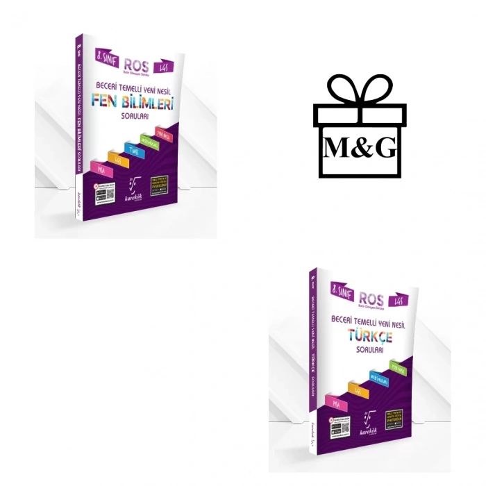 8.Sınıf LGS ROS Fen Bilimleri ve Türkçe Soru Bankası