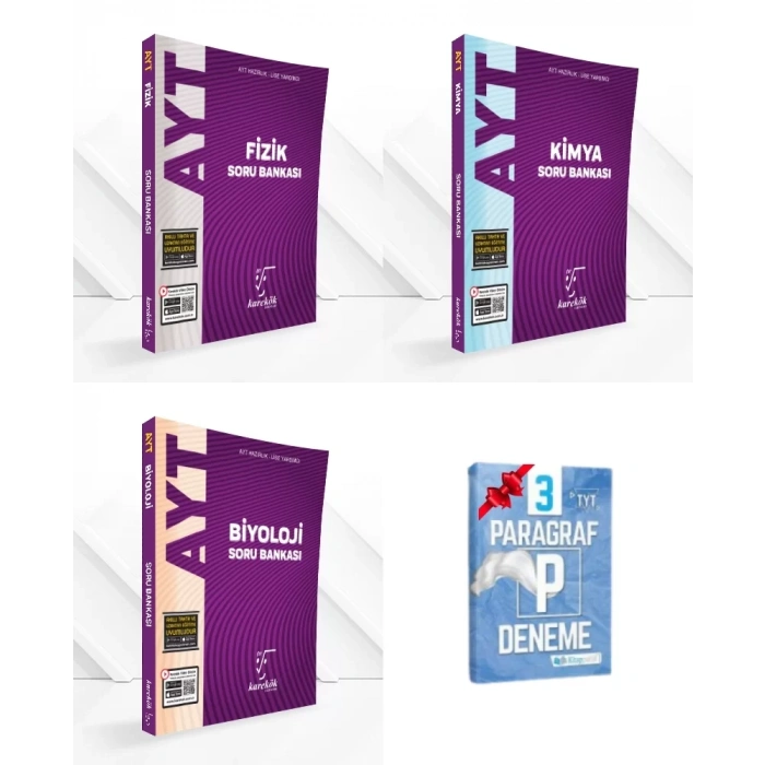 AYT Fizik Kimya ve Biyoloji Soru Bankası Set