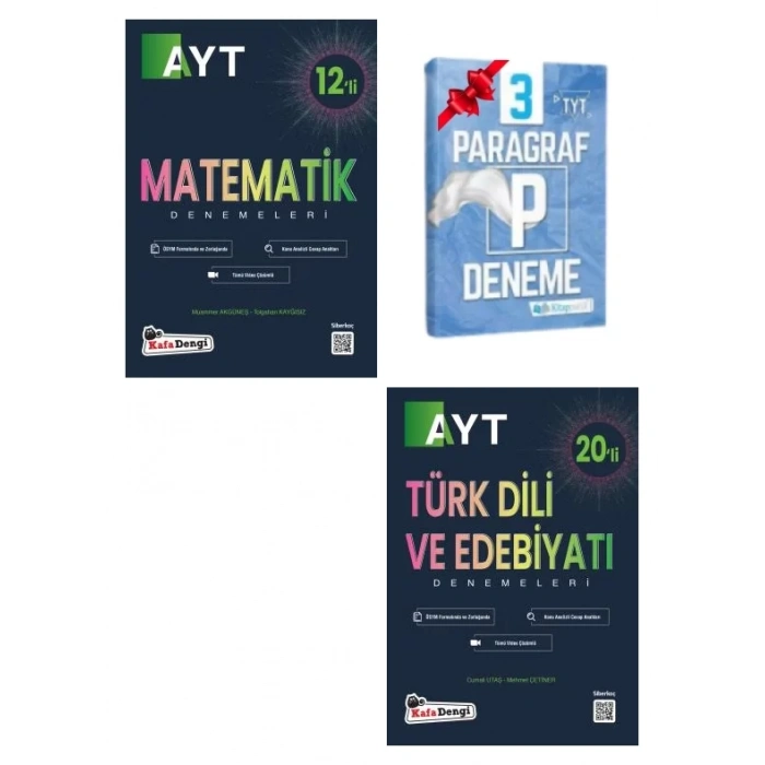 AYT Matematik 12li ve AYT Edebiyat 20li Deneme