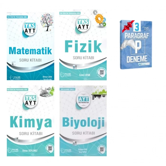 AYT Matematik Fizik Kimya ve Biyoloji Soru Kitabı Set