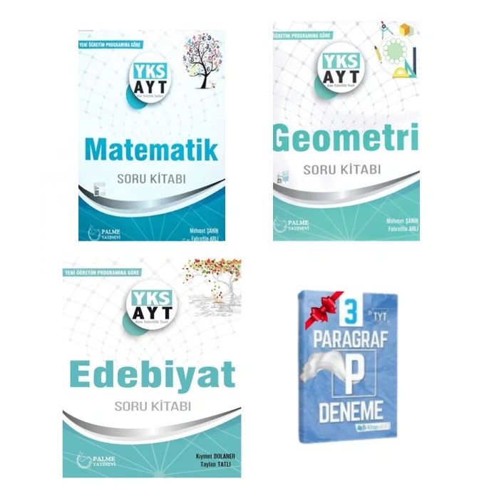 AYT Matematik Geometri ve Edebiyat Soru Kitabı Set