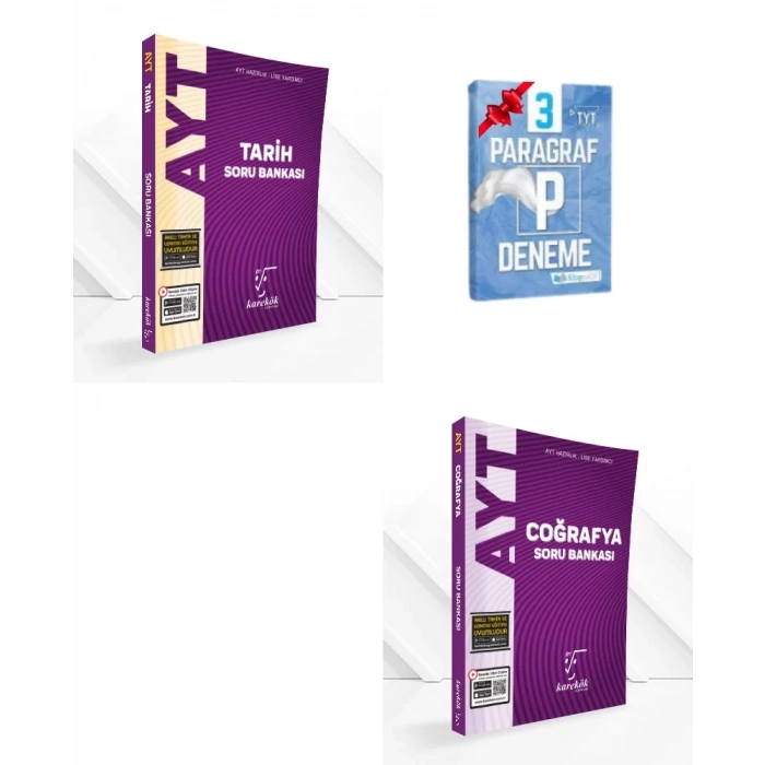 AYT Tarih ve AYT Coğrafya Soru Bankası