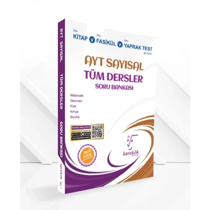 AYT TÜM DERSLER SORU BANKASI (SAYISAL)