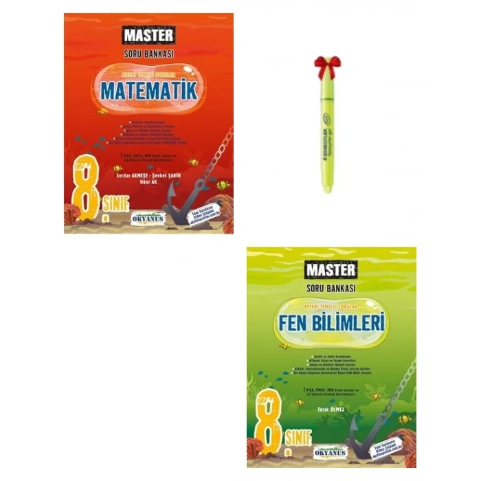 LGS 8.Sınıf Master Matematik ve Fen Bilimleri Soru Bankası