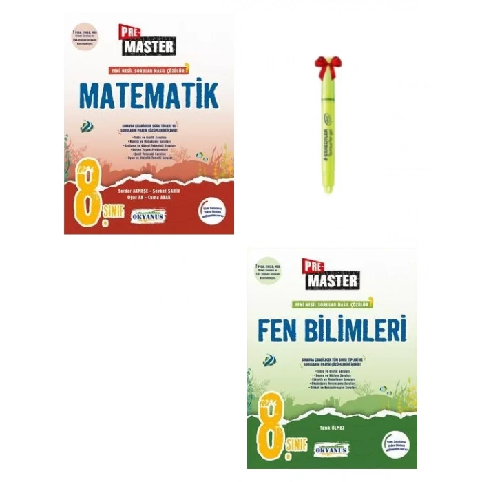 LGS 8.Sınıf PRE Master Matematik Fen Bilimleri Soru Bankası