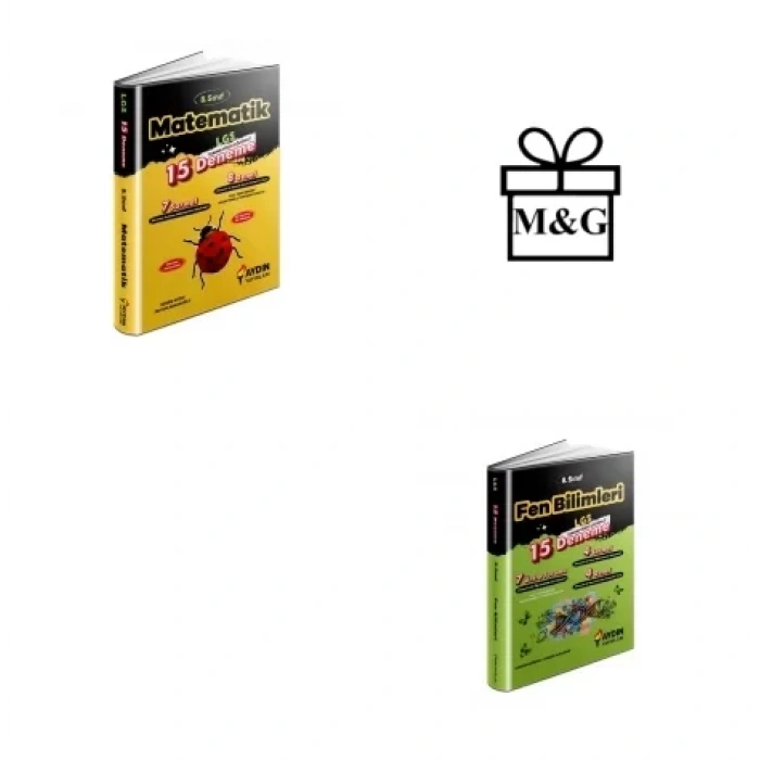 LGS 8.Sınıf Matematik 15li ve Fen Bilimleri15li Deneme Sınavı