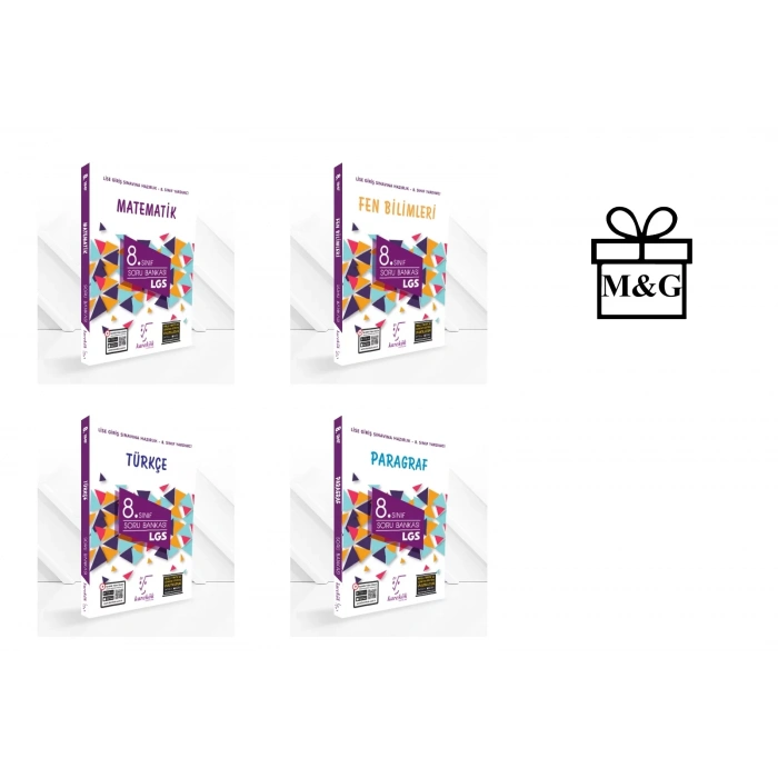 LGS 8.Sınıf Matematik Fen Bilimleri Türkçe Paragraf Soru Bankası