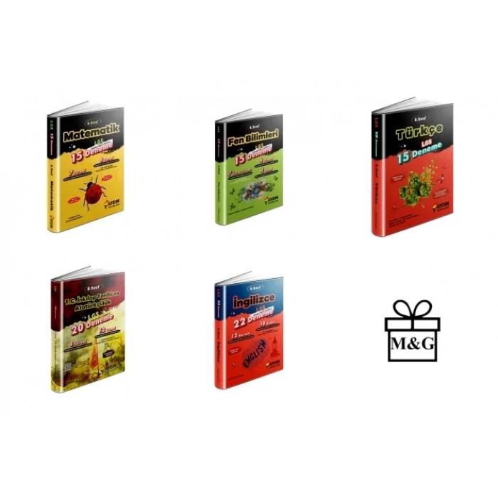 LGS 8.Sınıf Matematik Fen Türkçe İnkılap İngilizce Deneme Sınavı