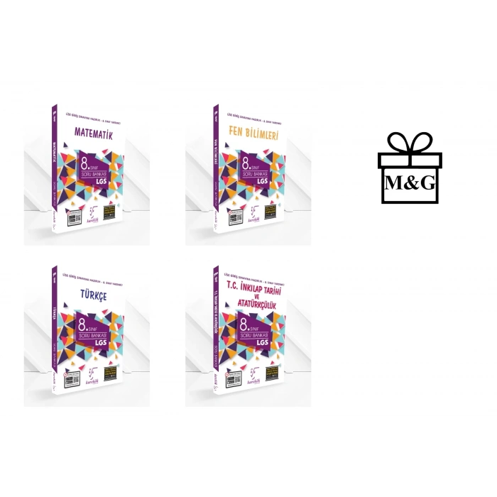 LGS 8.Sınıf Matematik Fen Türkçe İnkılap Soru Bankası