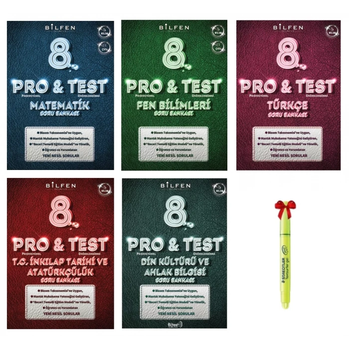 LGS 8.Sınıf PROTEST Matematik Fen Türkçe İnkılap Din Soru Bankası