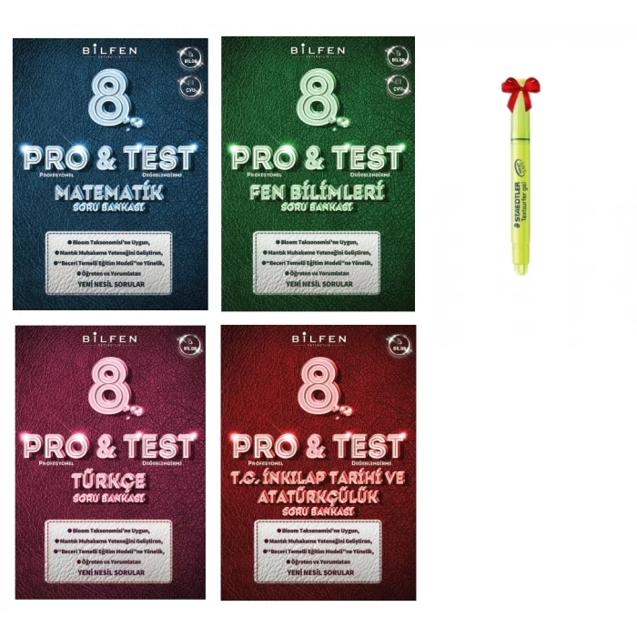 LGS 8.Sınıf PROTEST Matematik Fen Türkçe İnkılap Soru Bankası