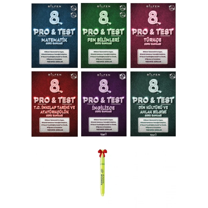 LGS 8.Sınıf PROTEST Soru Bankası FULL Set ( 6 Kitap )