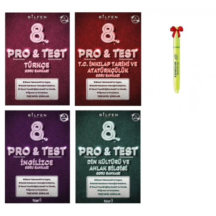 LGS 8.Sınıf PROTEST Türkçe İnkılap İngilizce Din Kültürü Soru Bankası