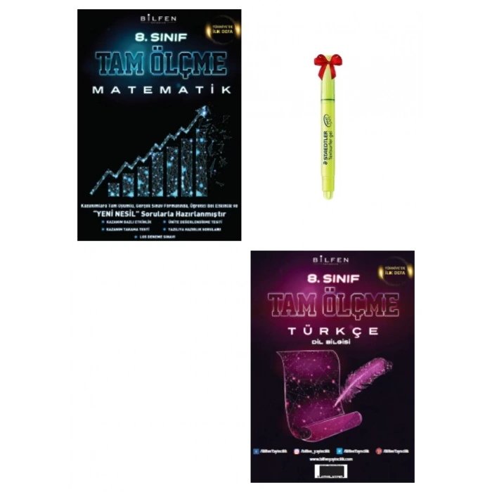 LGS 8.Sınıf Tam Ölçme Matematik ve Türkçe Soru Bankası