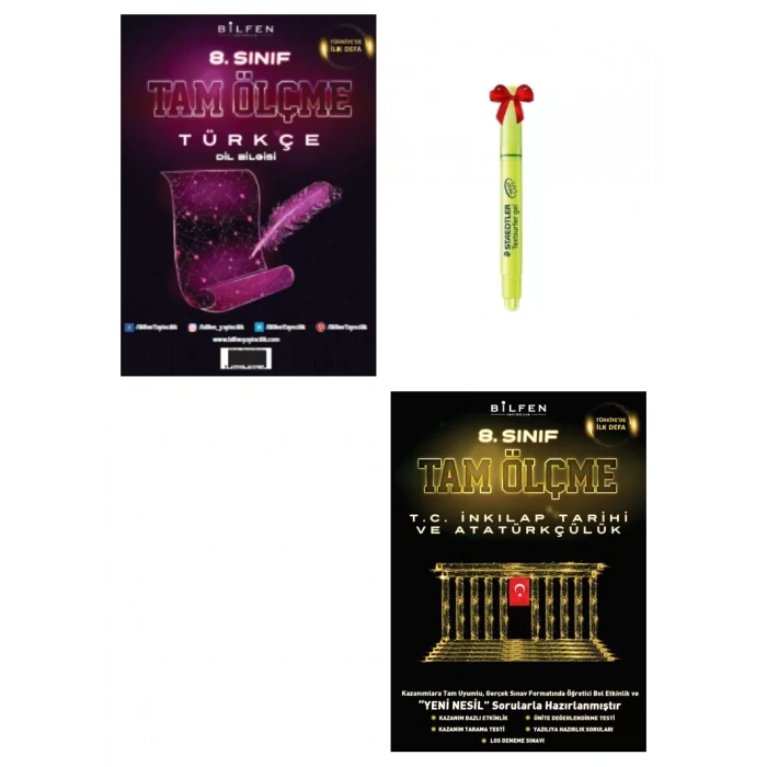 LGS 8.Sınıf Tam Ölçme Türkçe ve İnkılap Soru Bankası