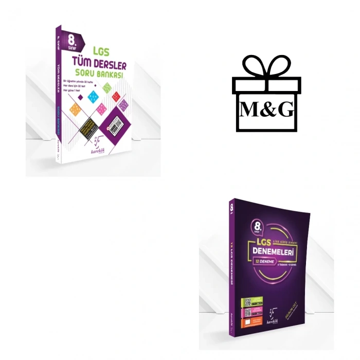 LGS 8.Sınıf Tüm Dersler Soru Bankası ve 12li Genel Deneme