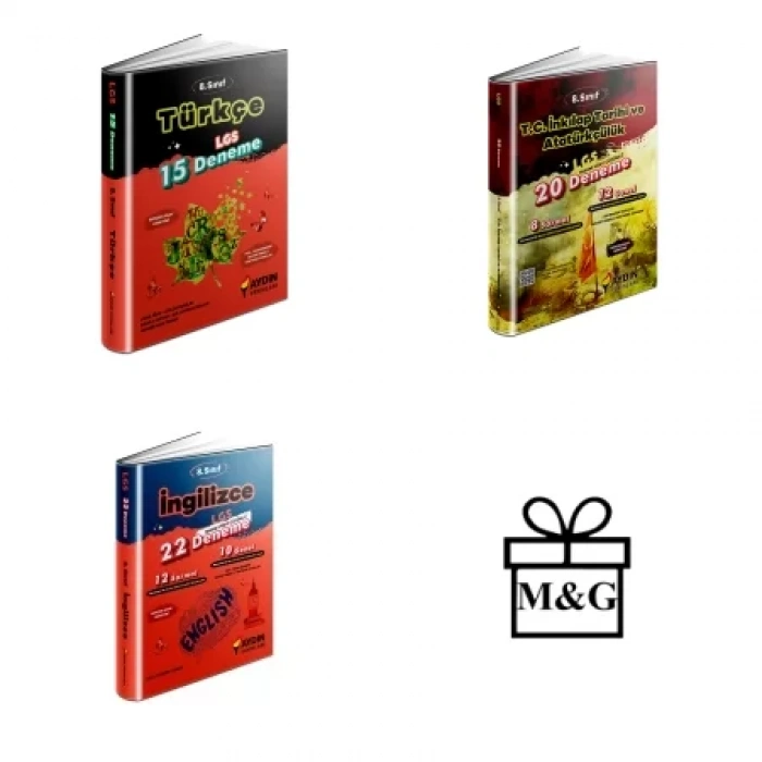 LGS 8.Sınıf Türkçe 15li İnkılap 20li Deneme İngilizce 22li Deneme