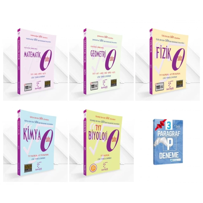 Matematik Sıfır Geometri Sıfır Fizik Sıfır Kimya Sıfır ve Biyoloji Sıfır