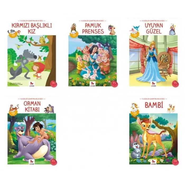 Renkli Resimli Klasik Çocuk Masalları çıkartmalı