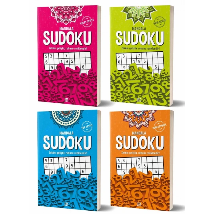 SUDOKU Kolay Orta Zor Profesyonel 4 Seviye