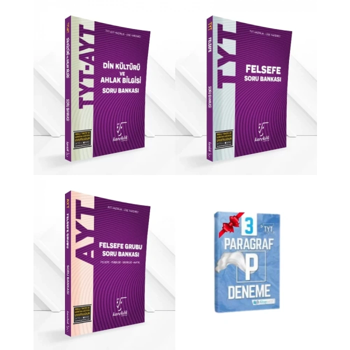 TYT Din Felsefe ve AYT Felsefe Soru Bankası Seti