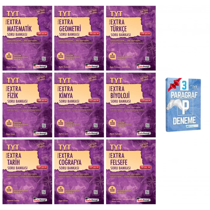 TYT Extra Tüm Dersler Soru Bankası FULL Set