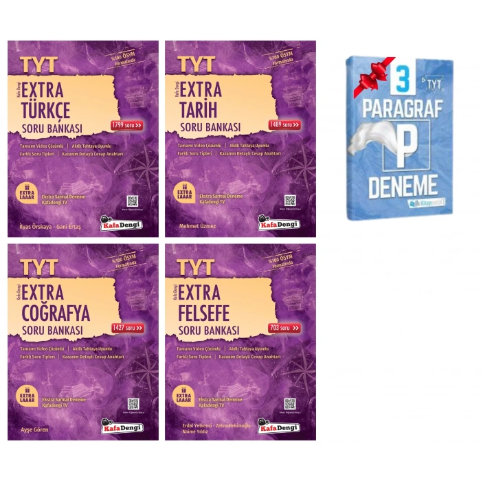 TYT Extra Türkçe Tarih Coğrafya ve Felsefe Soru Bankası