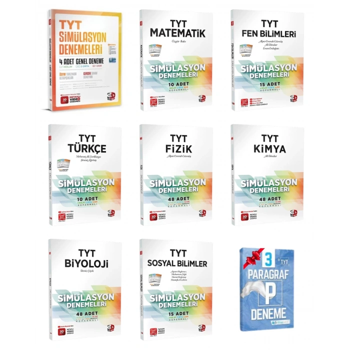 TYT Genel Mat Fen Türkçe Fizik Kimya Biyoloji Sosyal Deneme