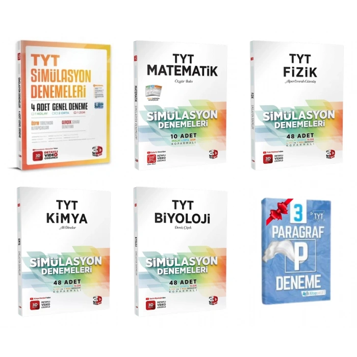 TYT Genel Matematik Fizik Kimya ve Biyoloji Simülasyon Deneme
