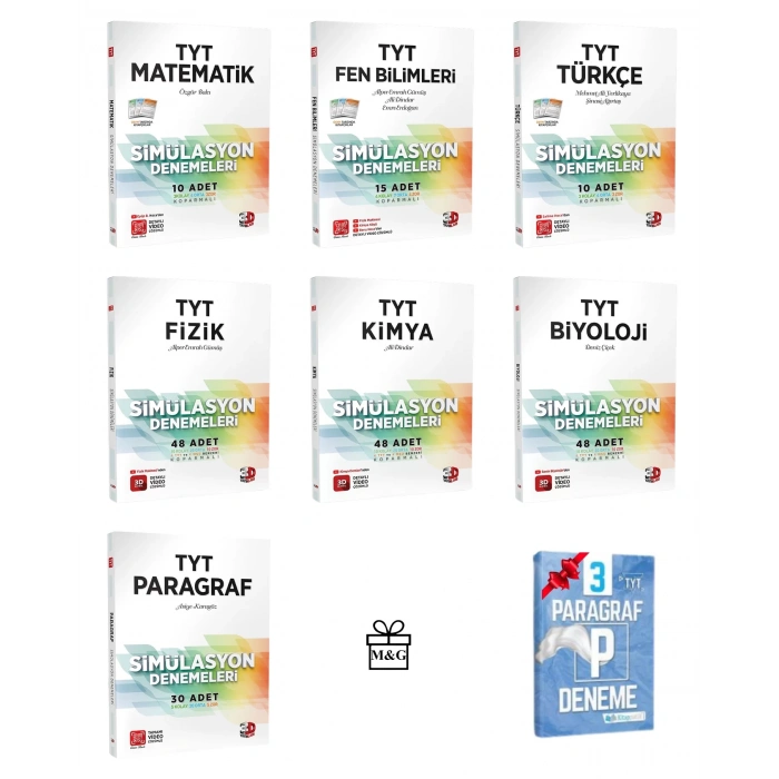 TYT Mat Fen Türkçe Fizik Kimya Biyoloji Paragraf Simülasyon Deneme