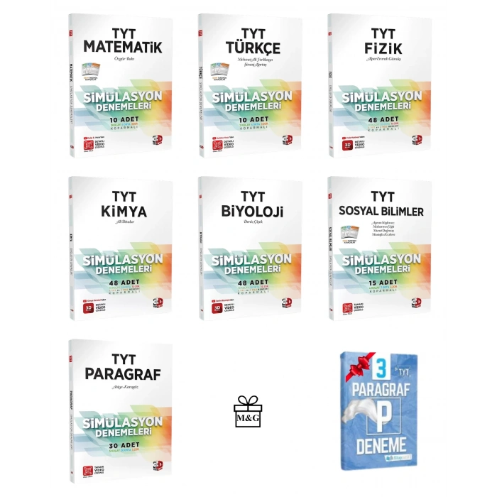 TYT Mat Türkçe Fizik Kimya Biyoloji Sosyal Paragraf Simülasyon Deneme