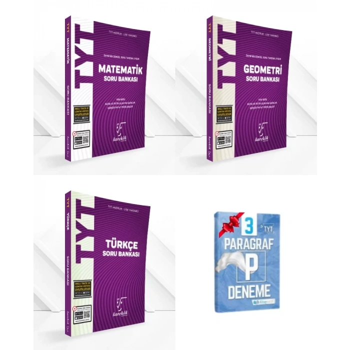 TYT Matematik Geometri ve Türkçe Soru Bankası