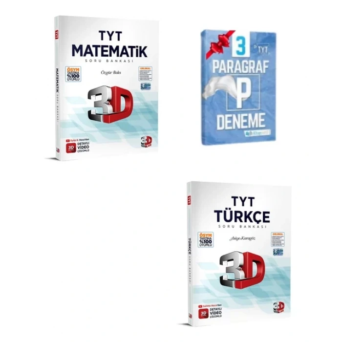 TYT Matematik ve Türkçe Soru Bankası Seti