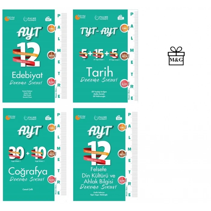 AYT Palmetre Edebiyat Tarih Coğrafya ve Felsefe-Din Deneme