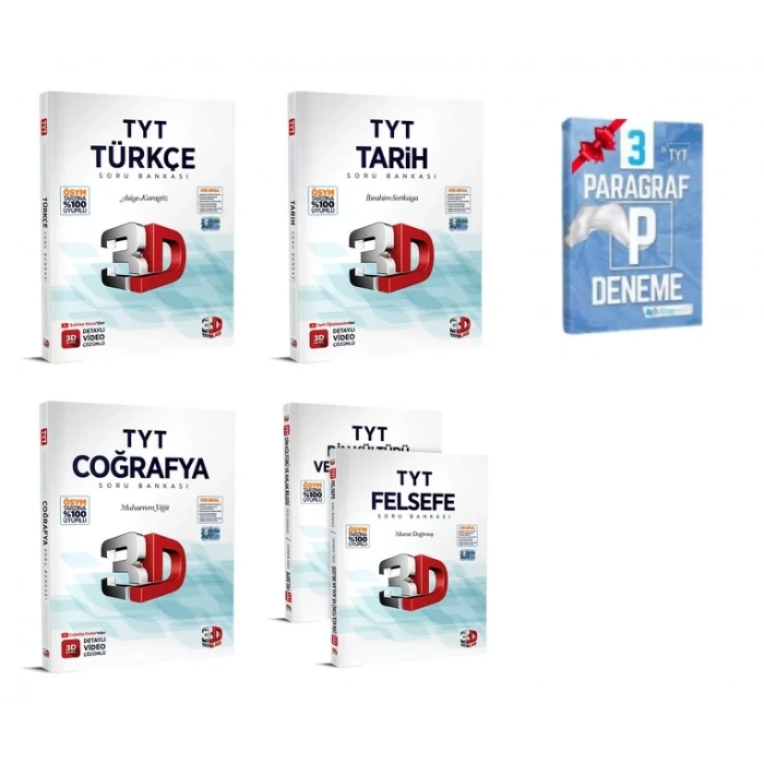 TYT Türkçe Tarih Coğrafya Din ve Felsefe Soru Bankası